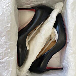Christian Louboutin  Pigalle Follies 85MM Shiny Nappa Leather Pumps